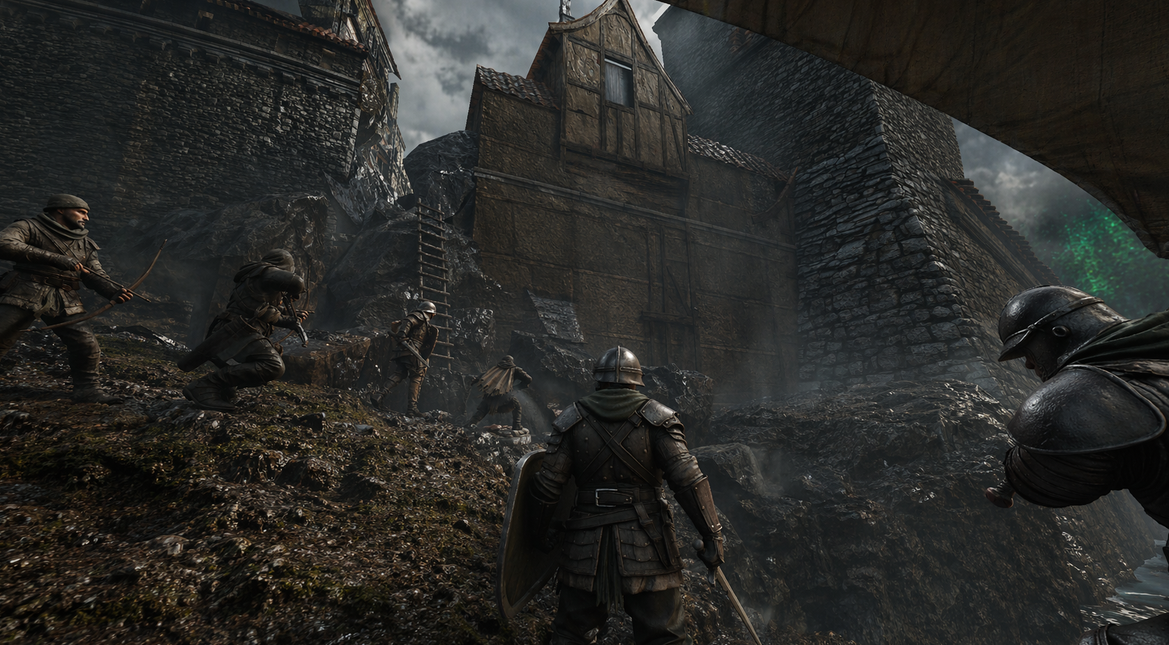 Arrival at the Ruined City