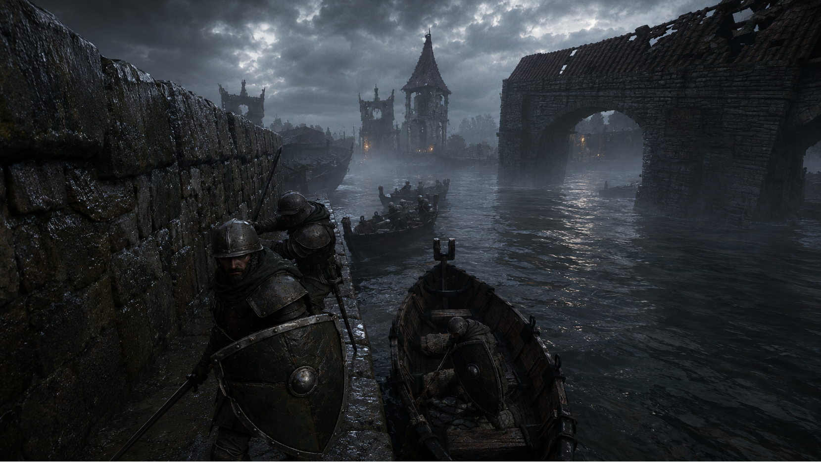Landing at the Old Pier